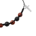 Bransoletka - dziesiątek różańca - drewno - Legno - JS BC243 - Dewocjonalia P.H. Jakóbczak - Katolicki sklep liturgiczny i hurtownia