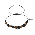 Bransoletka - dziesiątek różańca - drewno - Legno - JS BC243 - Dewocjonalia P.H. Jakóbczak - Katolicki sklep liturgiczny i hurtownia