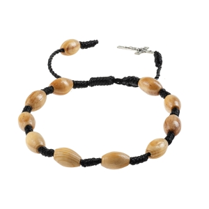 Bransoletka - dziesiątka różańca - krzyżyk