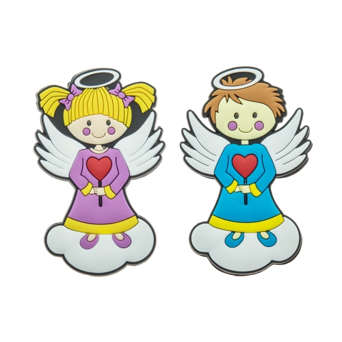 Magnes - aniołek - serce - KC232B - JS KC232B-0 - Dewocjonalia P.H. Jakóbczak - Katolicki sklep liturgiczny i hurtownia