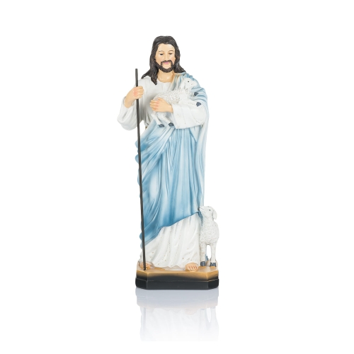 HY72318-2A.jpg Figurka - Jezus Dobry Pasterz - 30,5 cm