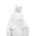 Figura - marmur - Matka Boża Niepokalana - 100 cm - JS MS03-100 - Dewocjonalia P.H. Jakóbczak - Katolicki sklep liturgiczny i hurtownia