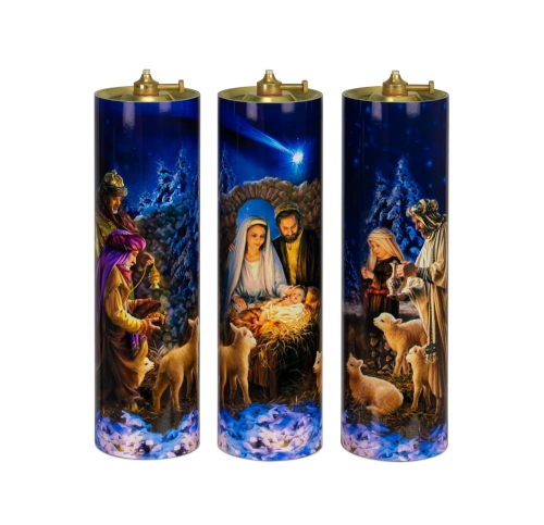 tryptyk.bozonarodzeniowy.jpg Tryptyk, Boże Narodzenie, Komplet świec olejowych