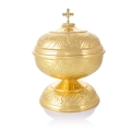 Chrzcielnica - zbiornik na wodę święconą - mosiądz - JS HBB-1006 - Dewocjonalia P.H. Jakóbczak - Katolicki sklep liturgiczny i hurtownia