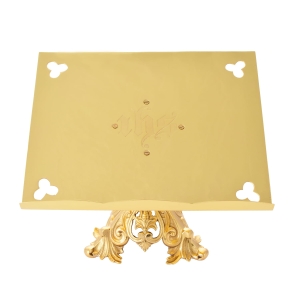 Pulpit - podstawka pod mszał - mosiądz