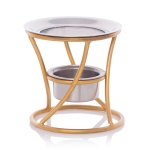 Kadzielnica - stal szlachetna - mosiężna powłoka - 8,5 cm