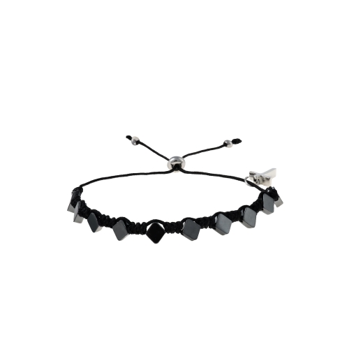 Bransoletka - dziesiątek różańca - hematyt - Ematite - JS BC2036 - Dewocjonalia P.H. Jakóbczak - Katolicki sklep liturgiczny i hurtownia