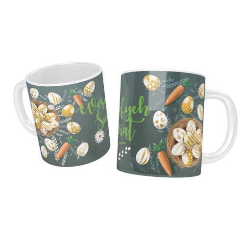 ce591410bdb94ff0a2b0100e0a7171f4 Kubek wielkanocny z pisankami