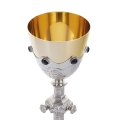 Kielich - pozłacany - mosiądz - nikiel - JS C-1003N-0 - Dewocjonalia P.H. Jakóbczak - Katolicki sklep liturgiczny i hurtownia