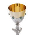 Kielich - pozłacany - mosiądz - nikiel - JS C-1003N-0 - Dewocjonalia P.H. Jakóbczak - Katolicki sklep liturgiczny i hurtownia