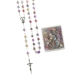 Różaniec - plastik - 8 mm - pudełko - JS PR516 - Dewocjonalia P.H. Jakóbczak - Katolicki sklep liturgiczny i hurtownia