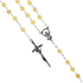 Różaniec - bursztyn syntetyczny - 6 mm - pudełko - JS PR456 - Dewocjonalia P.H. Jakóbczak - Katolicki sklep liturgiczny i hurtownia