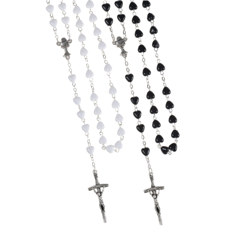 Różaniec - Pierwsza Komunia Święta - 6 mm - plastik - JS R455K-0 - Dewocjonalia P.H. Jakóbczak - Katolicki sklep liturgiczny i hurtownia