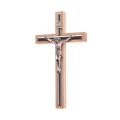 Krzyż drewniany z taśmą - 15 cm - GC KWT-15 - Dewocjonalia P.H. Jakóbczak - Katolicki sklep liturgiczny i hurtownia