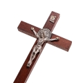 Krzyż drewniany z medalionem św. Benedykta - 26 cm - GC KWB-26 - Dewocjonalia P.H. Jakóbczak - Katolicki sklep liturgiczny i hurtownia