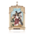 Droga krzyżowa - Stacje Drogi Krzyżowej - płaskorzeźba - żywica - JS ZY17900S-15 - Dewocjonalia P.H. Jakóbczak - Katolicki sklep liturgiczny i hurtownia