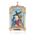 Droga krzyżowa - Stacje Drogi Krzyżowej - płaskorzeźba - żywica - JS ZY17900S-15 - Dewocjonalia P.H. Jakóbczak - Katolicki sklep liturgiczny i hurtownia