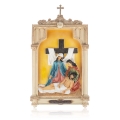 Droga krzyżowa - Stacje Drogi Krzyżowej - płaskorzeźba - żywica - JS ZY17900S-15 - Dewocjonalia P.H. Jakóbczak - Katolicki sklep liturgiczny i hurtownia