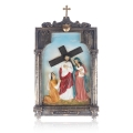 Droga krzyżowa - Stacje Drogi Krzyżowej - płaskorzeźba - żywica - JS ZY17900T-15 - Dewocjonalia P.H. Jakóbczak - Katolicki sklep liturgiczny i hurtownia