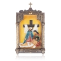 Droga krzyżowa - Stacje Drogi Krzyżowej - płaskorzeźba - żywica - JS ZY17900T-15 - Dewocjonalia P.H. Jakóbczak - Katolicki sklep liturgiczny i hurtownia