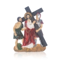 Droga krzyżowa - Stacje Drogi Krzyżowej - płaskorzeźba - żywica - JS ZY17899T-15S - Dewocjonalia P.H. Jakóbczak - Katolicki sklep liturgiczny i hurtownia