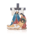 Droga krzyżowa - Stacje Drogi Krzyżowej - płaskorzeźba - żywica - JS ZY17899T-15S - Dewocjonalia P.H. Jakóbczak - Katolicki sklep liturgiczny i hurtownia