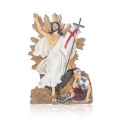 Droga krzyżowa - Stacje Drogi Krzyżowej - płaskorzeźba - żywica - JS ZY17899T-15S - Dewocjonalia P.H. Jakóbczak - Katolicki sklep liturgiczny i hurtownia