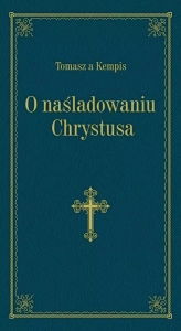 O naśladowaniu Chrystusa - granat, złoc.