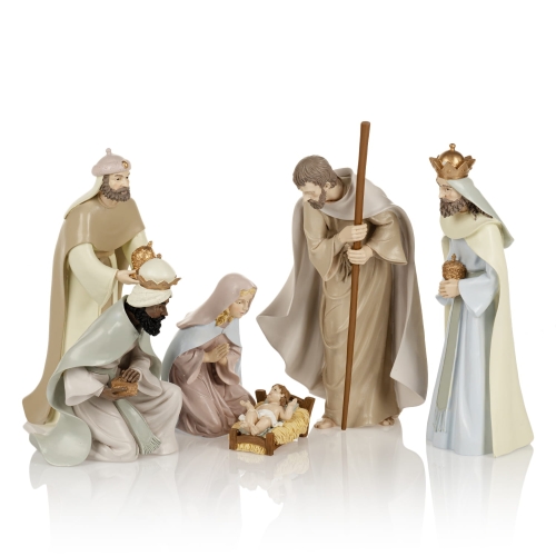 Szopka bożonarodzeniowa - Święta Rodzina - Trzej Królowie - Ceramico - JS KWS16128 - Dewocjonalia P.H. Jakóbczak - Katolicki sklep liturgiczny i hurtownia