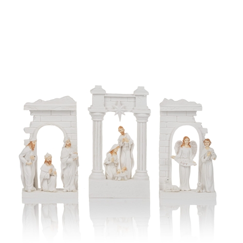 Szopka bożonarodzeniowa - świecąca - Bianco - JS KS14A218 - Dewocjonalia P.H. Jakóbczak - Katolicki sklep liturgiczny i hurtownia