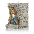 Świecznik - szopka bożonarodzeniowa - Święta Rodzina - 8 cm - Classic - JS JS93263A - Dewocjonalia P.H. Jakóbczak - Katolicki sklep liturgiczny i hurtownia