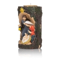 Świecznik - szopka bożonarodzeniowa - Święta Rodzina - 13 cm - Classic - JS JS92530A - Dewocjonalia P.H. Jakóbczak - Katolicki sklep liturgiczny i hurtownia