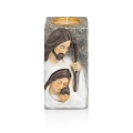 Świecznik - szopka bożonarodzeniowa - Święta Rodzina - 12,5 cm - Classic - JS JS93594A - Dewocjonalia P.H. Jakóbczak - Katolicki sklep liturgiczny i hurtownia