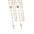 Różaniec - drewno oliwne - 6 mm - medalik pod indywidualną wklejkę żywiczną - produkt personalizowany - JS R355-2 - Dewocjonalia P.H. Jakóbczak - Katolicki sklep liturgiczny i hurtownia