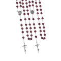 Różaniec - plastik - 8 mm - medalik pod indywidualną wklejkę żywiczną - produkt personalizowany - R576-2 - JS R576-2-0 - Dewocjonalia P.H. Jakóbczak - Katolicki sklep liturgiczny i hurtownia