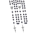 Różaniec - plastik - 8 mm - medalik pod indywidualną wklejkę żywiczną - produkt personalizowany - R576-2 - JS R576-2-0 - Dewocjonalia P.H. Jakóbczak - Katolicki sklep liturgiczny i hurtownia