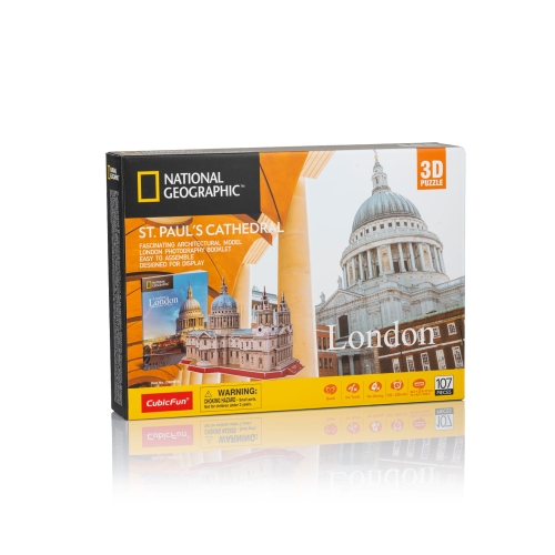 Puzzle 3D - ST. Paul's Cathedral.jpg Puzzle 3D - Katedra św. Pawła w Londynie