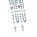 Różaniec - szkło - 6 mm - marmurek - medalik pod indywidualną wklejkę żywiczną - produkt personalizowany - JS R293-2-0 - Dewocjonalia P.H. Jakóbczak - Katolicki sklep liturgiczny i hurtownia