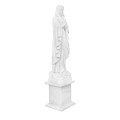 Figura - marmur - Matka Boża Różańcowa - 180 cm - JS MS02-180 - Dewocjonalia P.H. Jakóbczak - Katolicki sklep liturgiczny i hurtownia