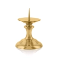 Lichtarz - mosiądz - 12 cm - JS JAK-1009 - Dewocjonalia P.H. Jakóbczak - Katolicki sklep liturgiczny i hurtownia