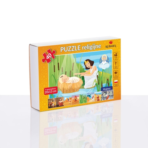 Puzzle - Mojżesz - 9 szt - GAR P-PUZM2 - Dewocjonalia P.H. Jakóbczak - Katolicki sklep liturgiczny i hurtownia