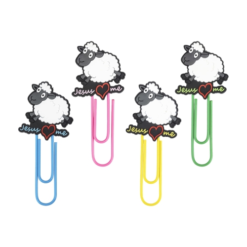 Zakładka do książki - owieczka - JESUS LOVES ME - JS CP05-0 - Dewocjonalia P.H. Jakóbczak - Katolicki sklep liturgiczny i hurtownia