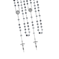Różaniec - szkło - 6 mm - marmurek - medalik pod indywidualną wklejkę żywiczną - produkt personalizowany - JS R308-2-0 - Dewocjonalia P.H. Jakóbczak - Katolicki sklep liturgiczny i hurtownia