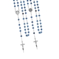 Różaniec - szkło - 6 mm - marmurek - medalik pod indywidualną wklejkę żywiczną - produkt personalizowany - JS R308-2-0 - Dewocjonalia P.H. Jakóbczak - Katolicki sklep liturgiczny i hurtownia