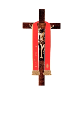 Stuła haftowana Alleluja (KST/073) - HAF KST/073/02/PA - Dewocjonalia P.H. Jakóbczak - Katolicki sklep liturgiczny i hurtownia