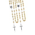 Różaniec  - drewno - 7 mm- medalik pod indywidualną wklejkę żywiczną - produkt personalizowany - JS R65-2-0 - Dewocjonalia P.H. Jakóbczak - Katolicki sklep liturgiczny i hurtownia