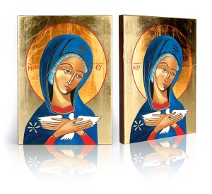 Ikona Religijna Pneumatofora Matka Boża niosąca Ducha Świętego