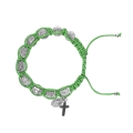 Bransoletka - dziesiątek różańca - św. Benedykt - BC522 - JS BC522-0 - Dewocjonalia P.H. Jakóbczak - Katolicki sklep liturgiczny i hurtownia