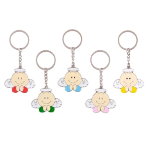 Brelok metalowy - aniołek