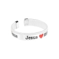 Bransoletka - I LOVE JESUS - JESUS LOVES ME - mix kolorów - JS BC185 - Dewocjonalia P.H. Jakóbczak - Katolicki sklep liturgiczny i hurtownia
